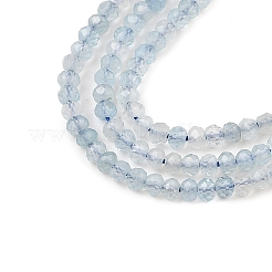 Natürliche Aquamarin Perlen Stränge&nbsp;G-L587-B02-01