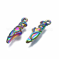 Ciondoli in lega color arcobaleno&nbsp;PALLOY-N163-109-NR