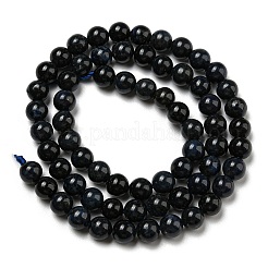 Fili di perle di quarzo dumortierite naturale di grado aa&nbsp;G-R494-A14-02