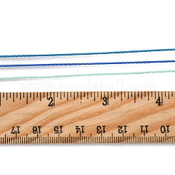 5 rouleau de cordon rond en polyester ciré 5 couleurs&nbsp;YC-FS0001-02C