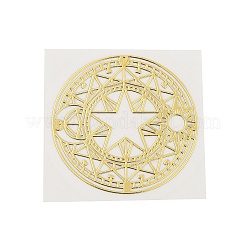 Selbstklebende Messingaufkleber&nbsp;DIY-WH0164-B12-G