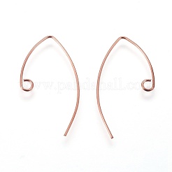 Ganci di orecchini in ottone&nbsp;KK-K197-60