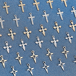 48 Stück 6 Stil Legierungsanhänger & Strass-Einstellungen&nbsp;FIND-AR0002-07