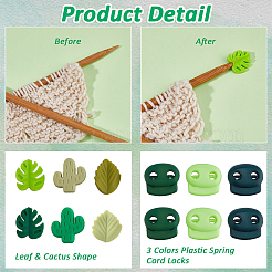 18 pièces 6 styles de perles de silicone&nbsp;SIL-HS0001-08
