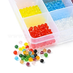 960pcs 12 Farben Glasperlen&nbsp;GLAA-YW0001-52