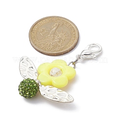 Decorazione pendente fiore acrilico&nbsp;HJEW-JM01312-03