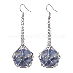 Ganci eringer in ottone con vassoio&nbsp;EJEW-JE05540-02