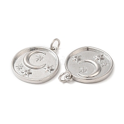 Colgante micropavé cubic zirconia de latón&nbsp;KK-M246-35P
