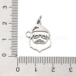 Pendentifs de Noël en acier inoxydable 304 anti-ternissement&nbsp;STAS-K265-10P