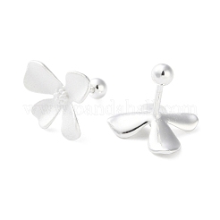 999 orecchini cartilaginei a forma di fiore in argento fine&nbsp;EJEW-P296-24P