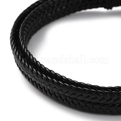 Armband aus geflochtener Kordel aus Mikrofaser&nbsp;BJEW-F460-08B-1
