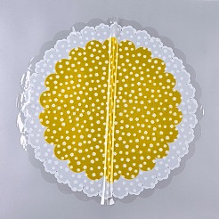 Geschenkpapier aus orientiertem Polypropylen (opp) aus Kunststoff&nbsp;LS-AJEW-F043-01G