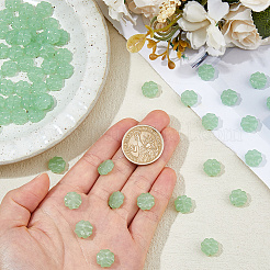 100pcs perles de verre transparentes peintes à la bombe&nbsp;GLAA-DC0001-61B