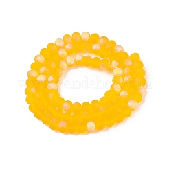 Chapelets de perles en verre transparente  &nbsp;EGLA-A044-T6mm-MB05