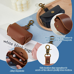 Geschenkboxen zur Ringaufbewahrung aus PU-Leder mit Eisenringen und Verschlüssen&nbsp;AJEW-WH0348-484A