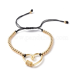 Ensembles réglables de bracelets de perles tressés de fil de nylon&nbsp;BJEW-JB06438-01