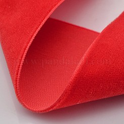 Ruban de velours en polyester pour emballage de cadeaux et décoration de festival&nbsp;SRIB-M001-26mm-235