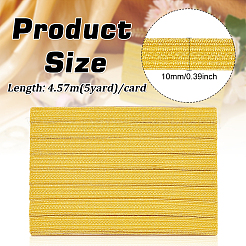 5 Yard glitzernde Polyesterbänder&nbsp;DIY-WH0580-16A