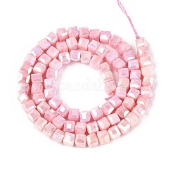 Brins de perles de verre électrolytiques anti-ternissement&nbsp;GLAA-T025-4mm-10I
