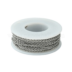 Anlaufbeständige 304 Edelstahl-Kabelketten&nbsp;CHS-H001-2mm-15P