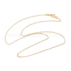 Colliers à maillons en or 1/20/14 carat pour femmes et hommes&nbsp;NJEW-Z068-02G-01