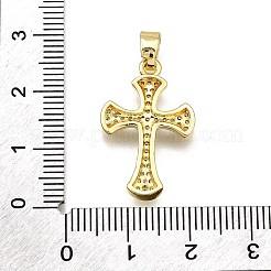 Ottone micro spianare pendenti zirconi&nbsp;KK-Z100-38G-05