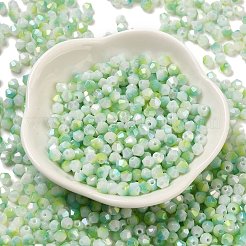Zweifarbige Glasperlen mit Backfarbe&nbsp;SEED-C004-03E