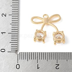 Ottone micro spianare pendenti zirconi&nbsp;KK-A253-18G