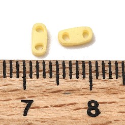 2-Loch-Backfarbe Glasperlen&nbsp;SEED-S023-17A-12