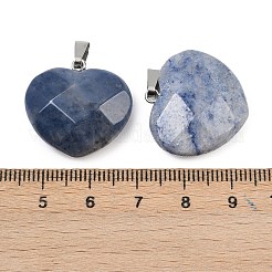 Anhänger aus natürlichem blauem Aventurin (gefärbt und erhitzt)&nbsp;G-A281-02P-07