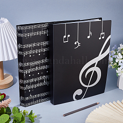 2 dossier de musique en plastique PVC de 2 styles&nbsp;DIY-FH0010-58