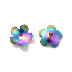 Capuchons de perles en acier inoxydable 304 à placage ionique (IP)&nbsp;X-STAS-K113-01MC
