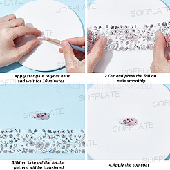 10 rotoli di carta per trasferimento floreale con pizzo per animali domestici e fiori&nbsp;STIC-SP0001-19