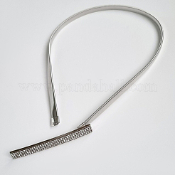 Cinture con catena in vita in strass di ferro e resina per abiti da donna&nbsp;AJEW-WH20072-04S