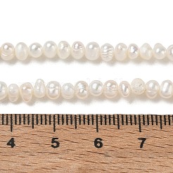 Hebras de perlas de agua dulce cultivadas naturales&nbsp;PA-CBAC463-43