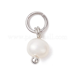 Natürliche Süßwasser-Zuchtperlen-Kartoffel-Charms&nbsp;PALLOY-JF04505-02