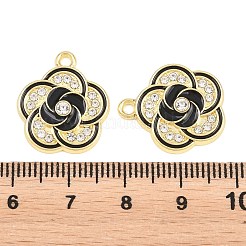 Colgantes de aleación de esmalte negro&nbsp;FIND-C095-09G