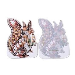 5d diy écureuil motif animal diamant peinture crayon porte-gobelet ornements kits&nbsp;DIY-C020-05