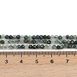 Natur Moos Achat Perlen Stränge&nbsp;G-A129-3mm-01