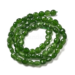 Naturales teñidos abalorios de jade blanco hebras&nbsp;G-C179-A6mm-06