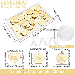 Kits de decoración de cumpleaños&nbsp;DIY-BC0005-21