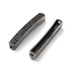 Perles de placage en laiton avec zircone cubique de micro pave&nbsp;KK-C063-21EB