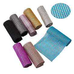 Kunststoff 24 Reihe Strass Mesh Wrap Roll&nbsp;AJEW-TA0001-09