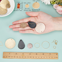 Kits para hacer aretes de cuero DIY&nbsp;DIY-SC0001-43