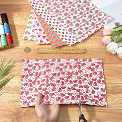 6 Stück 6 Stile Kunstlederstoff&nbsp;DIY-CL0001-60B