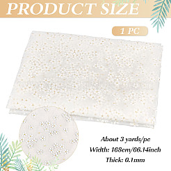 Tessuto in poliestere con motivo floreale&nbsp;DIY-WH0591-147A