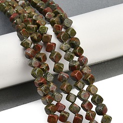 Perline Unakite naturali fili&nbsp;G-A257-A16-01