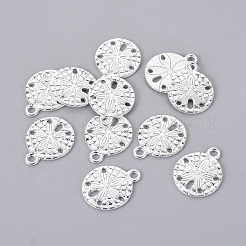 Tibetischer stil Aluminium Anhänger & Charms&nbsp;TIBEP-GC017-S-NR