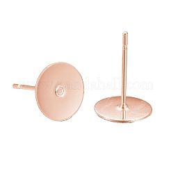 32 pieza de accesorios para pendientes de acero inoxidable 304 de tamaño 8&nbsp;STAS-LS0001-10RG