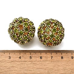 Perline strass in Ottone&nbsp;KK-D295-07G-02